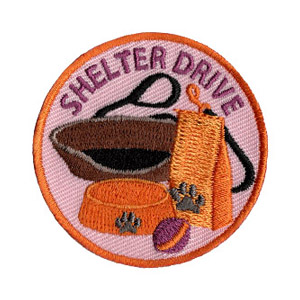 Shelter Drive Service Patch Program® from Youth Squad®