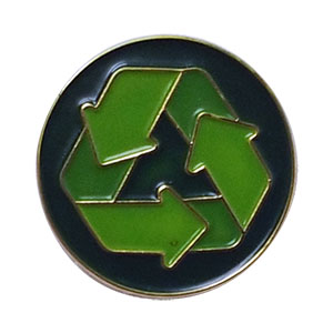 Recycling Delegate Pin