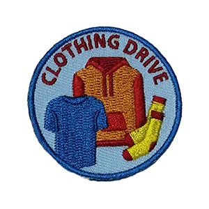 Clothing Drive Service Patch Program® from Youth Squad®