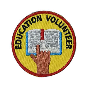 Education Volunteer Service Patch Program® from Youth Squad®