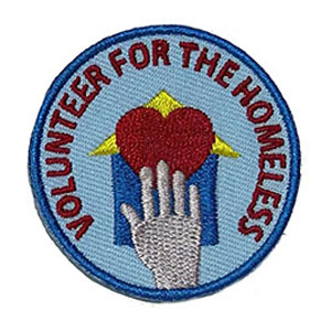 Volunteer for the Homeless Service Patch Program® from Youth Squad®