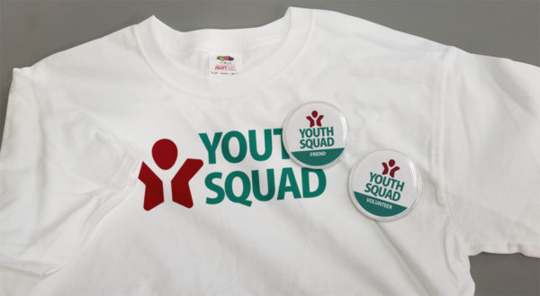 Youth Squad® T Shirt with Buttons