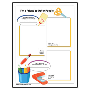 Friend to Other People Review Worksheet