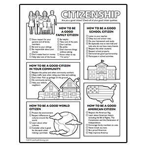 Good Citizen Worksheet