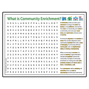 Youth Squad® Community Enrichment Word Search