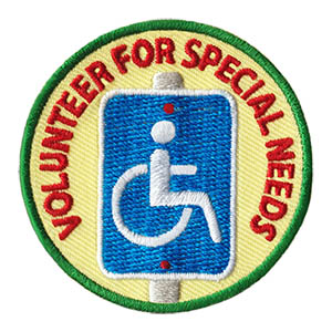 Volunteer for Special Needs Patch Program® from Youth Squad®
